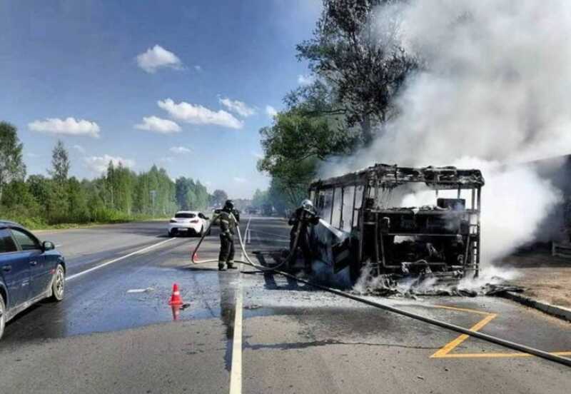 В Тверской области взорвался пассажирский автобус