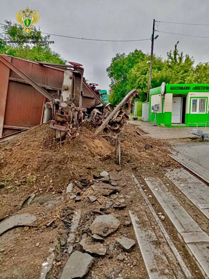 В Новотроицке произошла крупная железнодорожная авария