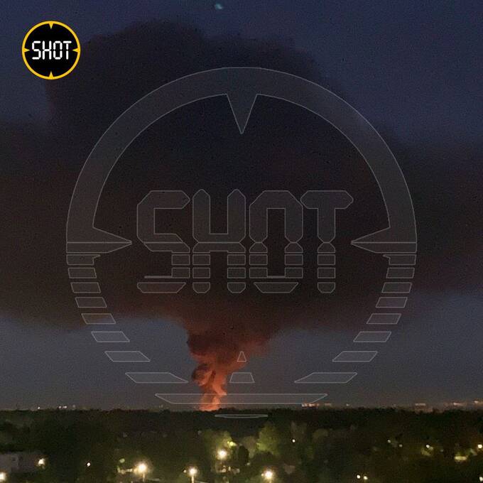 В Нижнем Новгороде вспыхнул крупный пожар