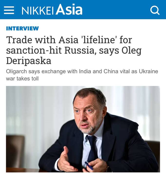 Олигарх Дерипаска раскритиковал военные расходы России и призвал к миру dqxidrkihqidtrkmp