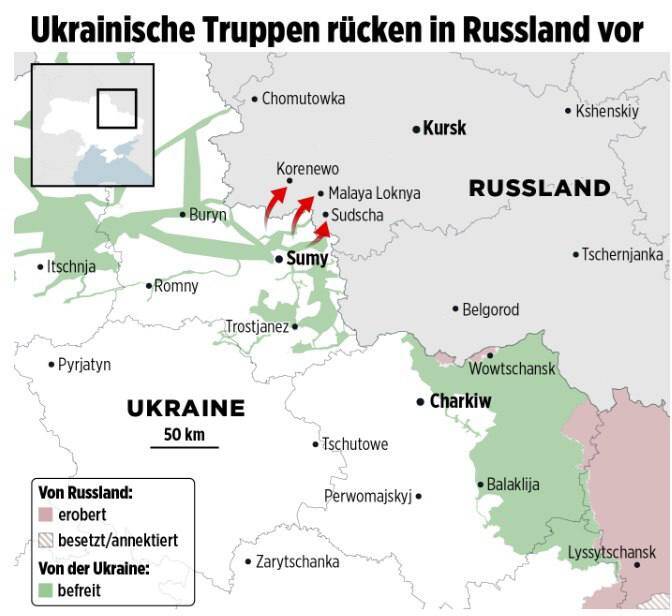Украинские войска захватывают Суджу и продвигаются вглубь России dzziqrdiqdkidzrkmp