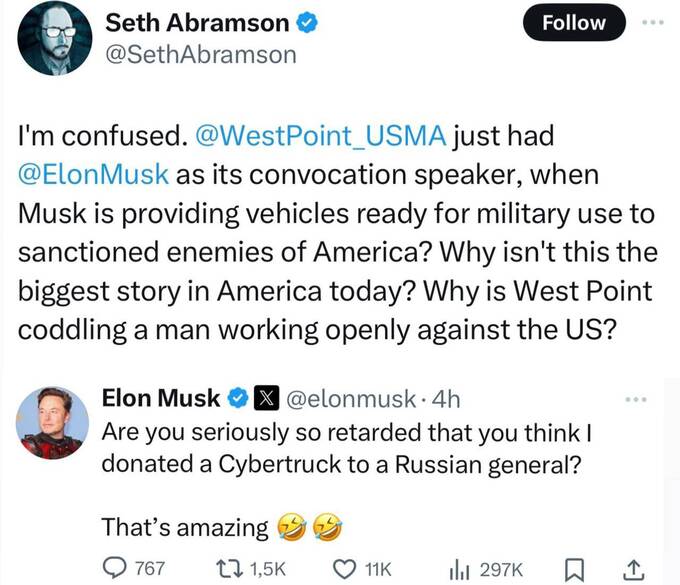 Илон Маск опроверг слухи о подарке Tesla Cybertruck Кадырову qukiqttixhiuhkmp