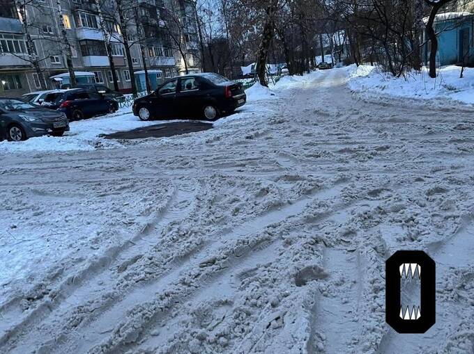Скорая помощь в Петрозаводске очищает снег вручную