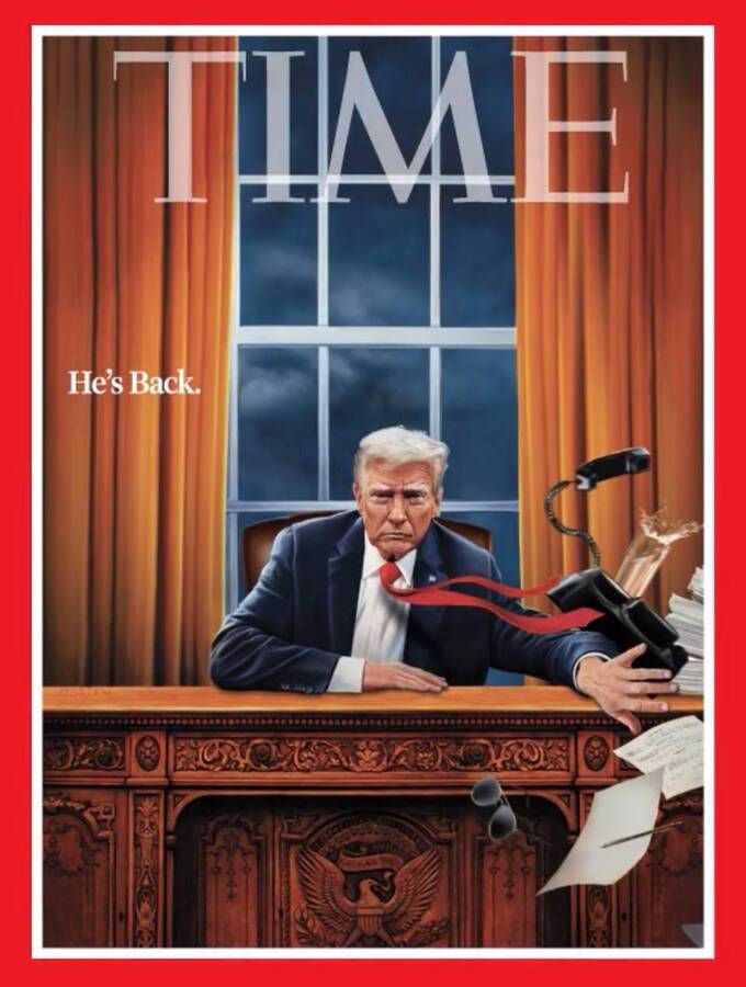 Time разместил Трампа на обложке перед инаугурацией rqidrdituixrkmp