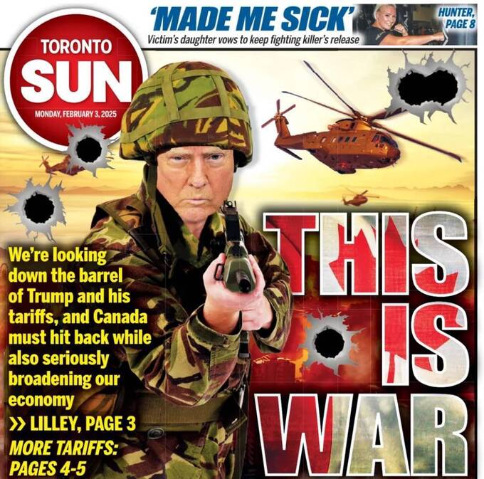 Канадское издание Toronto Sun призывает ввести ответные пошлины для США dzqiqeqidrtitkmp
