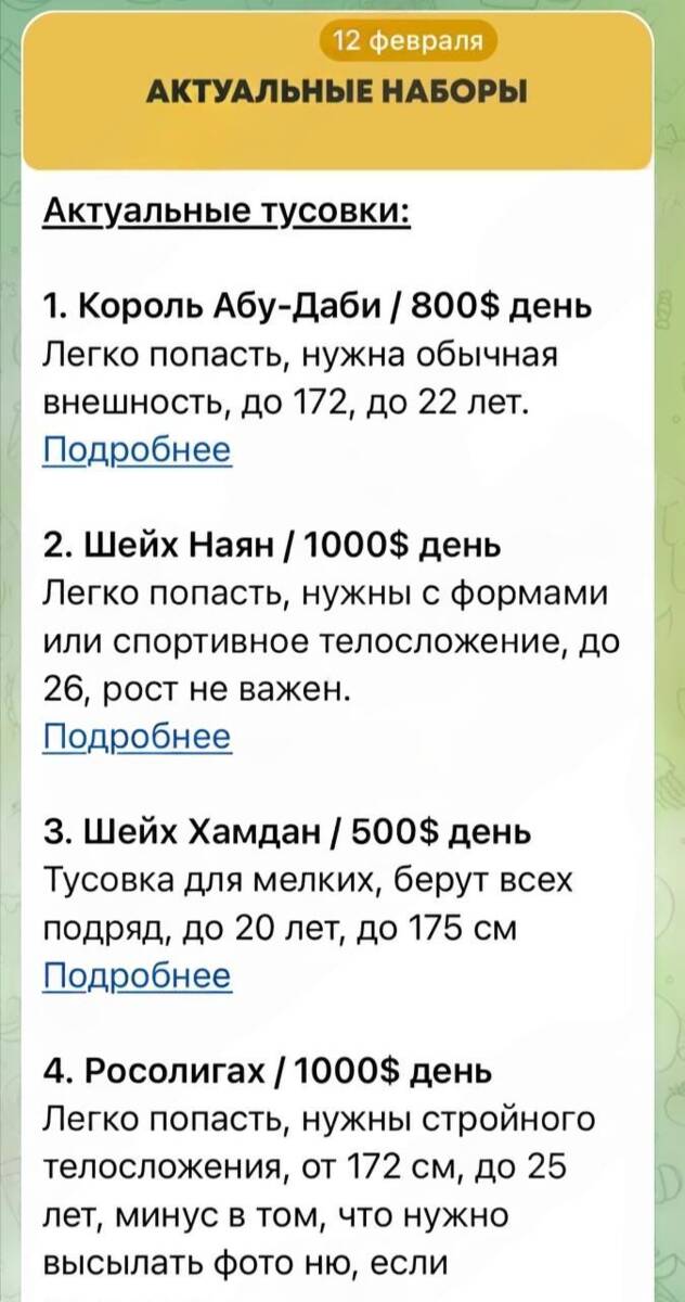 Какие требования предъявляют принцы Саудовской Аравии к геймершам-эскортницам qquiqtihxiezkmp