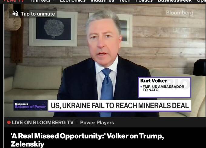 Курт Волкер раскритиковал Зеленского за неудачные переговоры с Трампом qduiqdxidzkidtdkmp