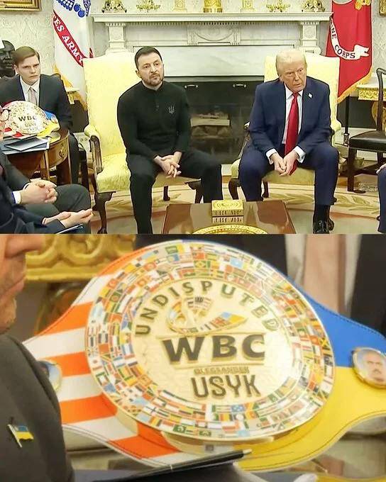 Александр Усик опроверг слухи о подаренном Зеленским поясе Трампу qudidtdiqkhiqrqkmp