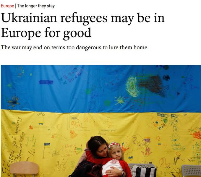Украинские беженцы оседают в Европе: число желающих вернуться стремительно падает qqkidrqiqxuirrkmp