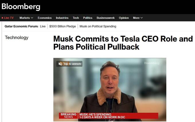 Илон Маск обещает сосредоточиться на Tesla и уйти от политики qhtidtqihkiqrdkmp