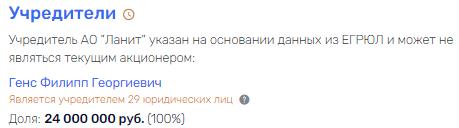 "Ланит" в деле Анатолия Тихонова: секрет Полишинеля "Ланит" в деле Анатолия Тихонова: секрет Полишинеля